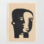 Pair of the Abstract Masks 08 Poster Gallery Image 4