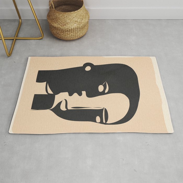 Pair of the Abstract Masks 08 Rug Gallery Image 1