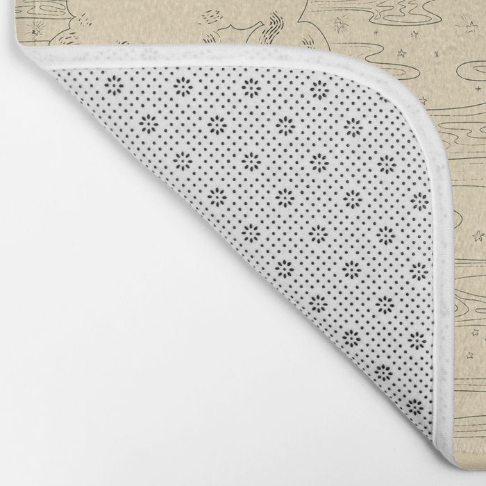 Bohemian Forest Bath Mat Gallery Image 2