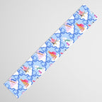 Apres Ski Dogs with Bows Table Runner Gallery Image 3