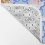 Apres Ski Dogs with Bows Bath Mat Gallery Image 2