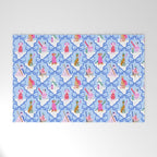 Apres Ski Dogs with Bows Welcome Mat Gallery Image 1
