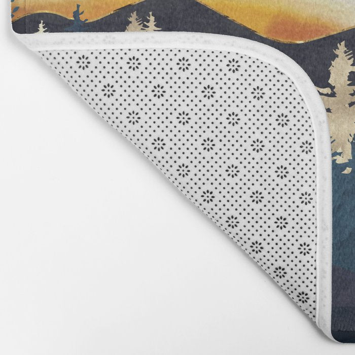 Fall Sunset Bath Mat Gallery Image 2
