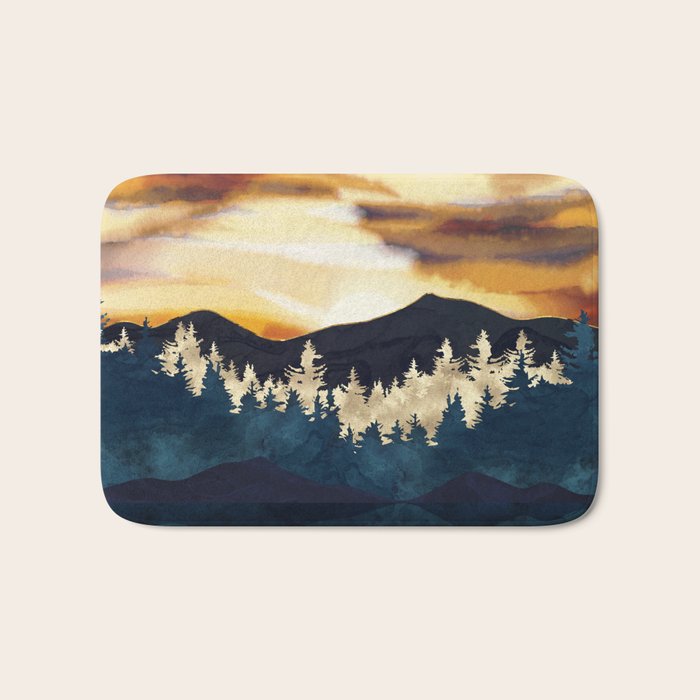 Fall Sunset Bath Mat Gallery Image 1