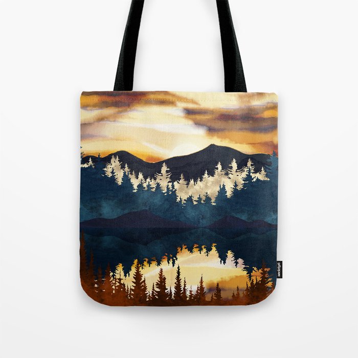 Fall Sunset Tote Bag Gallery Image 1