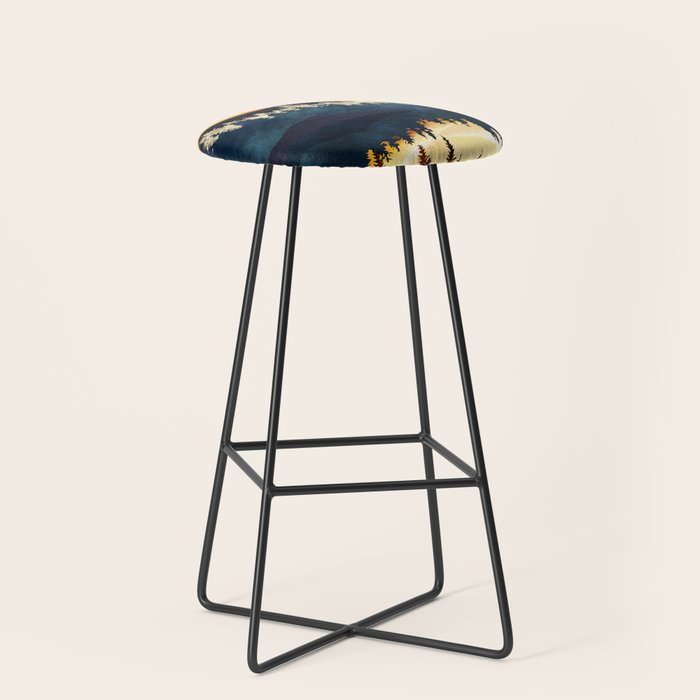 Fall Sunset Stool Gallery Image 1