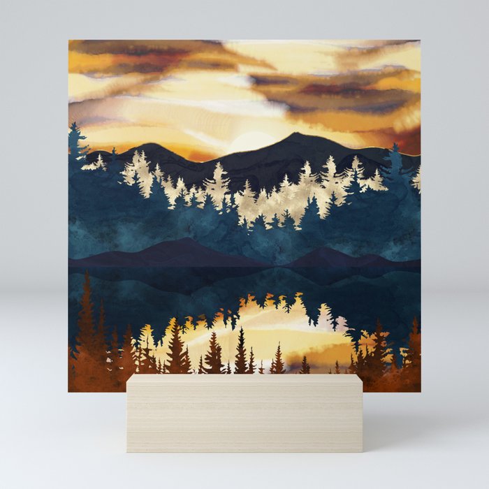 Fall Sunset Mini Art Print Gallery Image 5