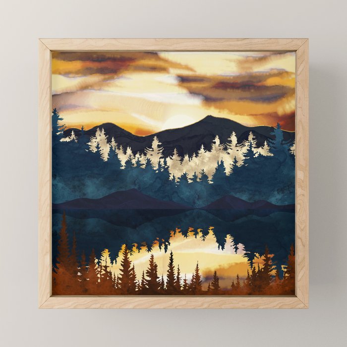 Fall Sunset Mini Art Print Gallery Image 1