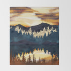 Fall Sunset Throw Blanket Gallery Image 2