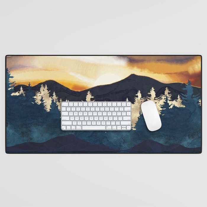 Fall Sunset Desk Mat Gallery Image 1
