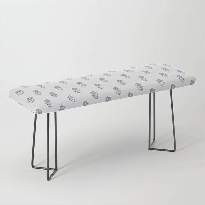 Hydrangea Block Print Bench Gallery Image 1