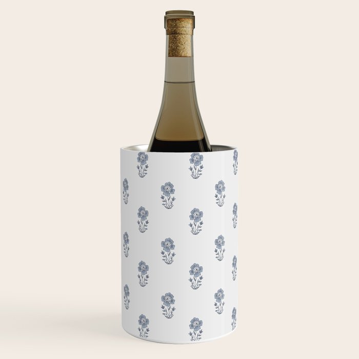 Hydrangea Block Print Wine Chiller Gallery Image 3