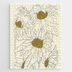 Minimalist Sunflowers 2 Jigsaw Puzzle Gallery Image 1