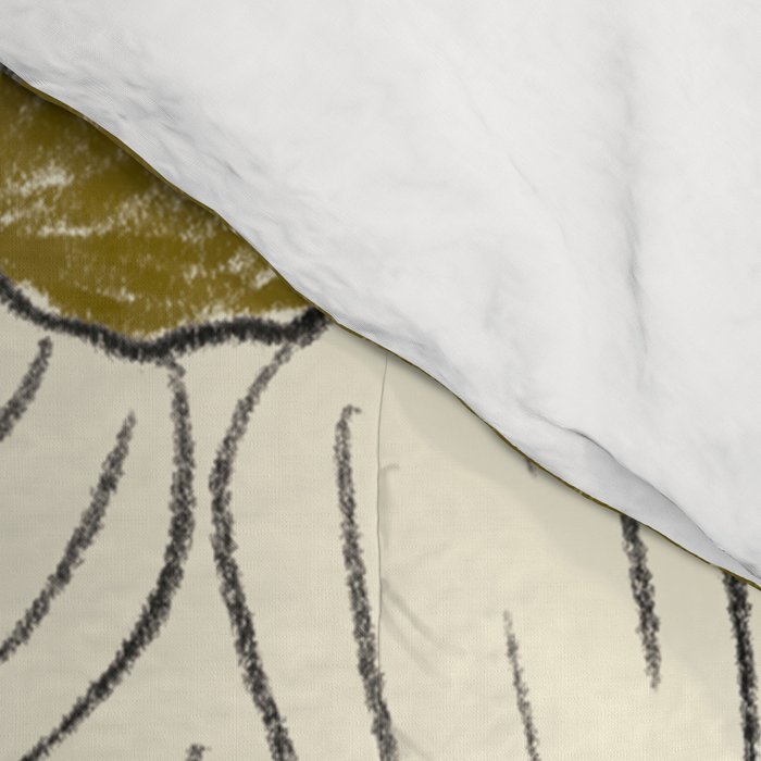Minimalist Sunflowers 2 Comforter Gallery Image 4