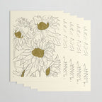 Minimalist Sunflowers 2 Wrapping Paper Gallery Image 3