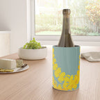 Puakenikeni lei drape on blue Wine Chiller Gallery Image 4