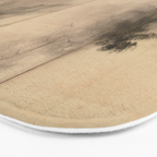 Pine Trees Six-Fold Azuchi-Momoyama Period Japanese Screen - Hasegawa Tohaku Bath Mat Gallery Image 3