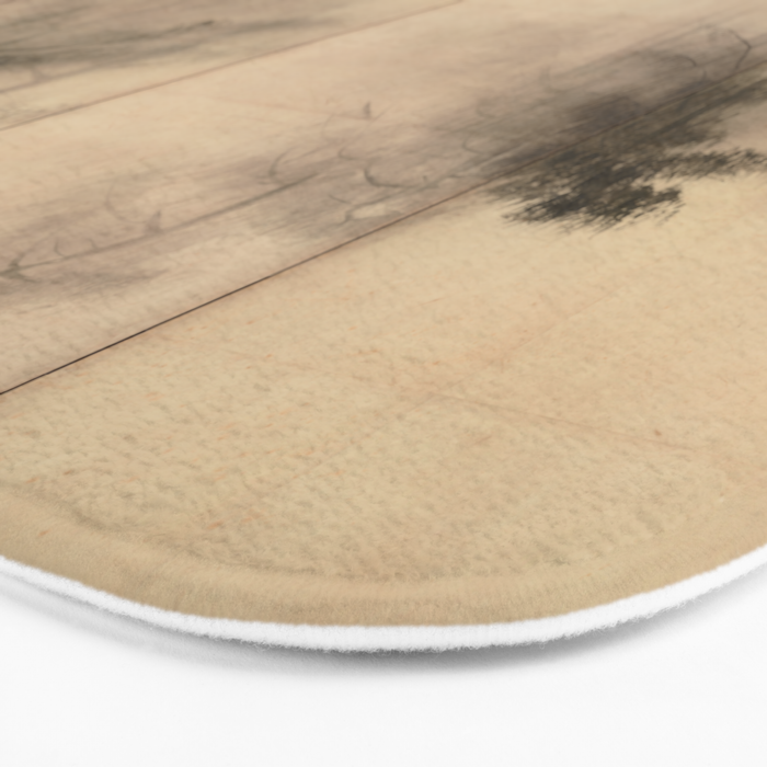 Pine Trees Six-Fold Azuchi-Momoyama Period Japanese Screen - Hasegawa Tohaku Bath Mat Gallery Image 3