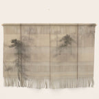Pine Trees Six-Fold Azuchi-Momoyama Period Japanese Screen - Hasegawa Tohaku Wall Hanging Gallery Image 1