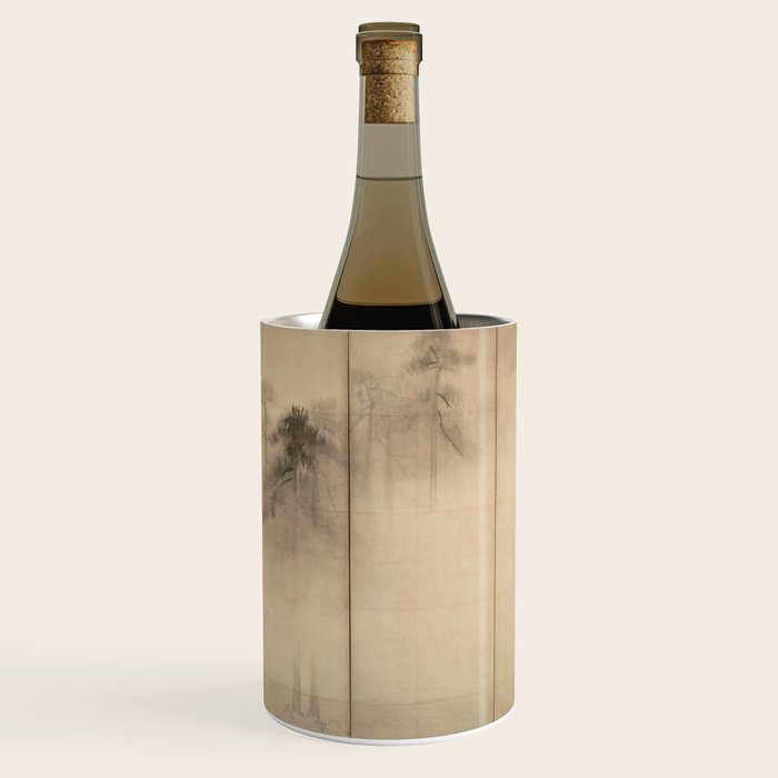 Pine Trees Six-Fold Azuchi-Momoyama Period Japanese Screen - Hasegawa Tohaku Wine Chiller Gallery Image 3