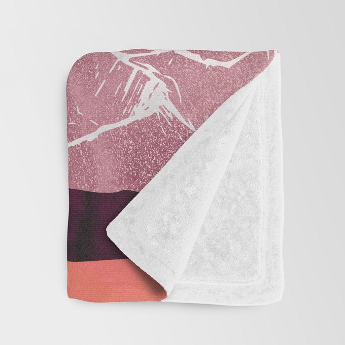 Scarlet Glow Throw Blanket Gallery Image 3