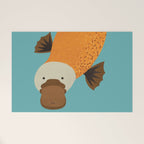Whimsy Platypus Welcome Mat Gallery Image 1