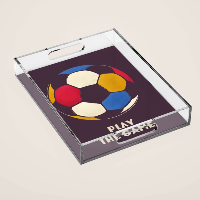 Play The Game  Acrylic Tray Gallery Image 1