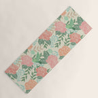 Victorian Garden with Hummingbird Yoga Mat Gallery Image 1