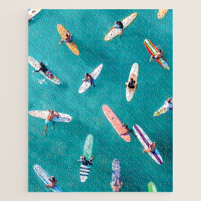 Surfers Traffic Jam Jigsaw Puzzle Gallery Image 1