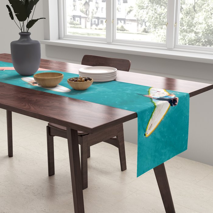 Surfers Traffic Jam Table Runner Gallery Image 2