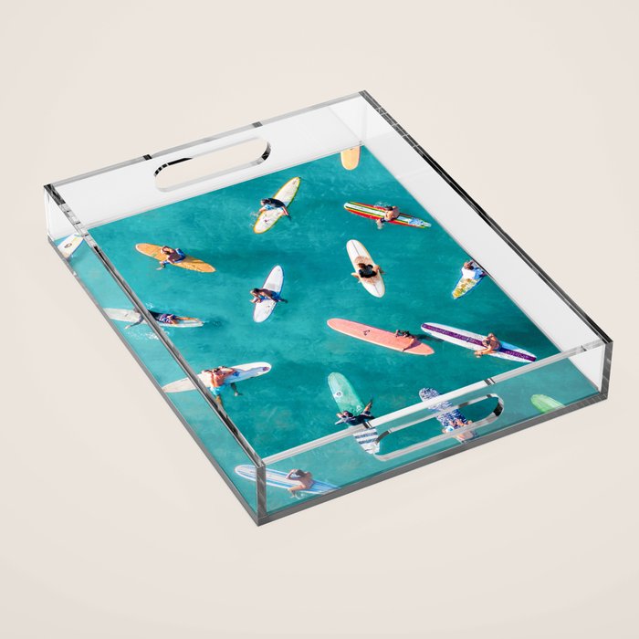 Surfers Traffic Jam Acrylic Tray Gallery Image 1
