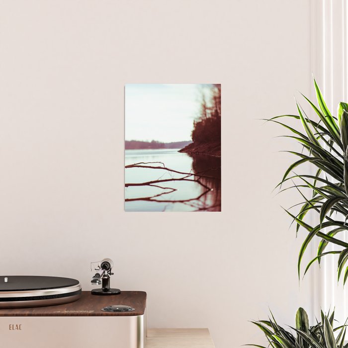 Evening at the Lake x Moody Lake Landscape Photography Poster Gallery Image 2