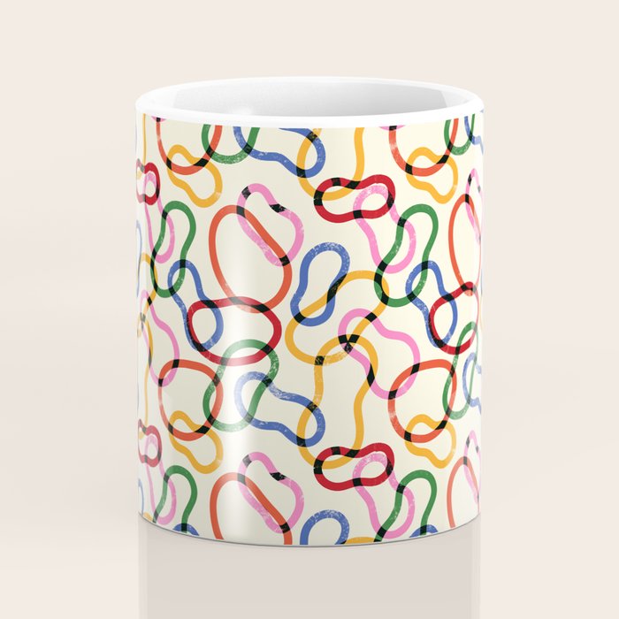 Abstract Loop Color Play Coffee Mug Gallery Image 4
