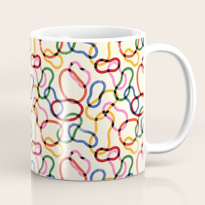 Abstract Loop Color Play Coffee Mug Gallery Image 1