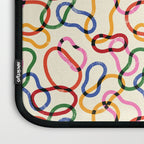 Abstract Loop Color Play Laptop Sleeve Gallery Image 3