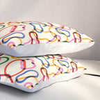 Abstract Loop Color Play Pillow Sham Gallery Image 3