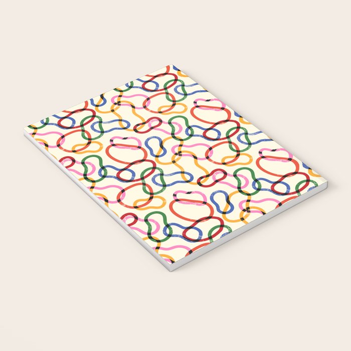 Abstract Loop Color Play Notebook Gallery Image 3