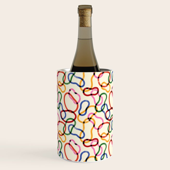 Abstract Loop Color Play Wine Chiller Gallery Image 2