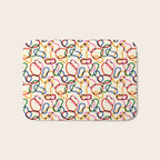 Abstract Loop Color Play Bath Mat Gallery Image 1
