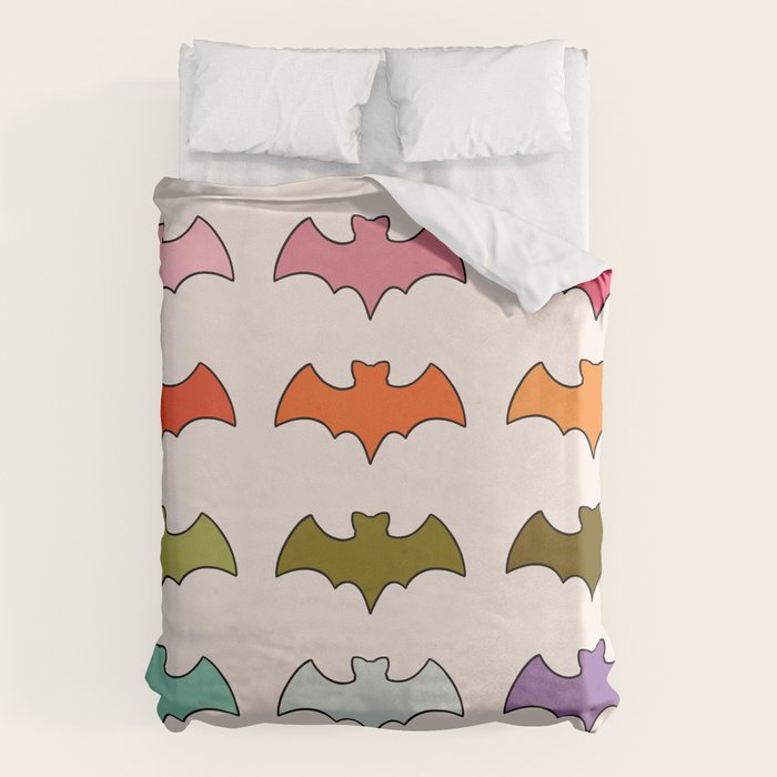 Rainbow Bats Duvet Cover Gallery Image 1