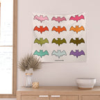 Rainbow Bats Wall Tapestry Gallery Image 2