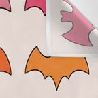 Rainbow Bats Wall Tapestry Gallery Image 3