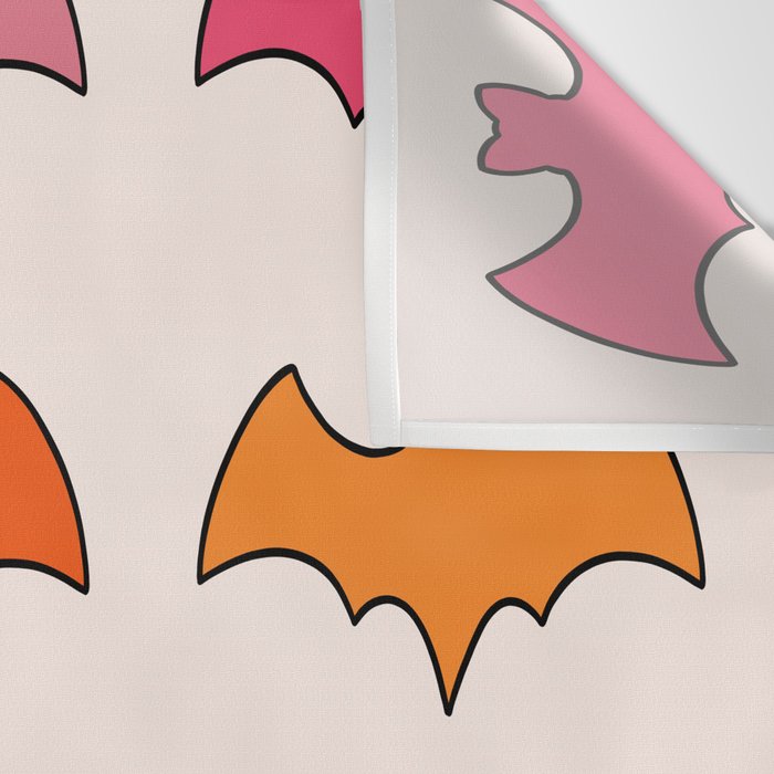Rainbow Bats Wall Tapestry Gallery Image 3