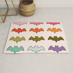 Rainbow Bats Rug Gallery Image 1