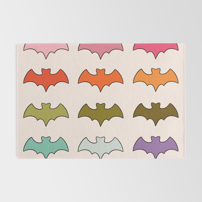 Rainbow Bats Rug Gallery Image 2