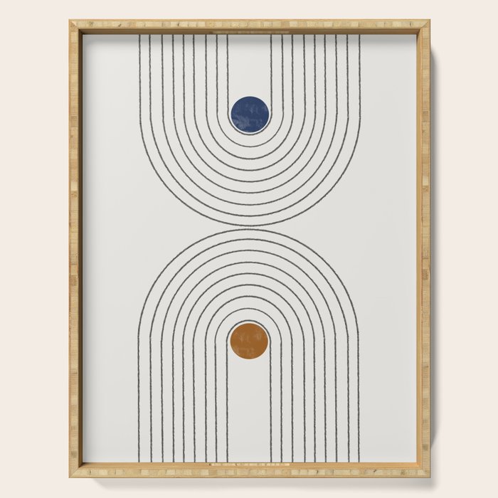 Retro Touch Serving Tray Gallery Image 1