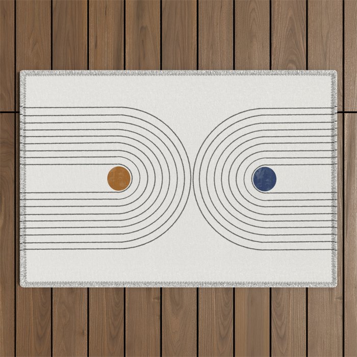 Retro Touch Outdoor Rug Gallery Image 1