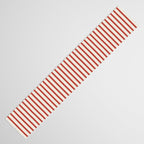 Red And Cream Striped Table Runner Gallery Image 3