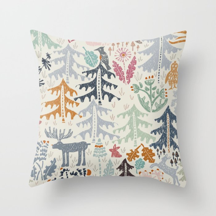 Black Forest Kids Adventure Throw Pillow Gallery Image 1