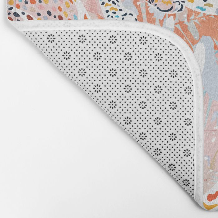 Colorful Wild Cats Bath Mat Gallery Image 2